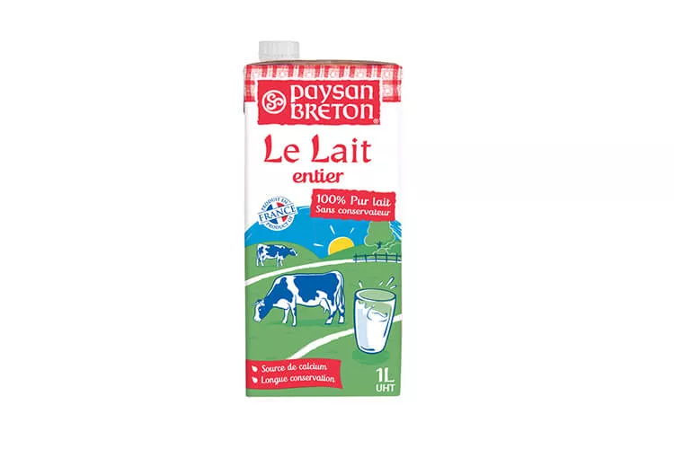 Sữa tươi Pháp Paysan Breton nguyên kem 1L