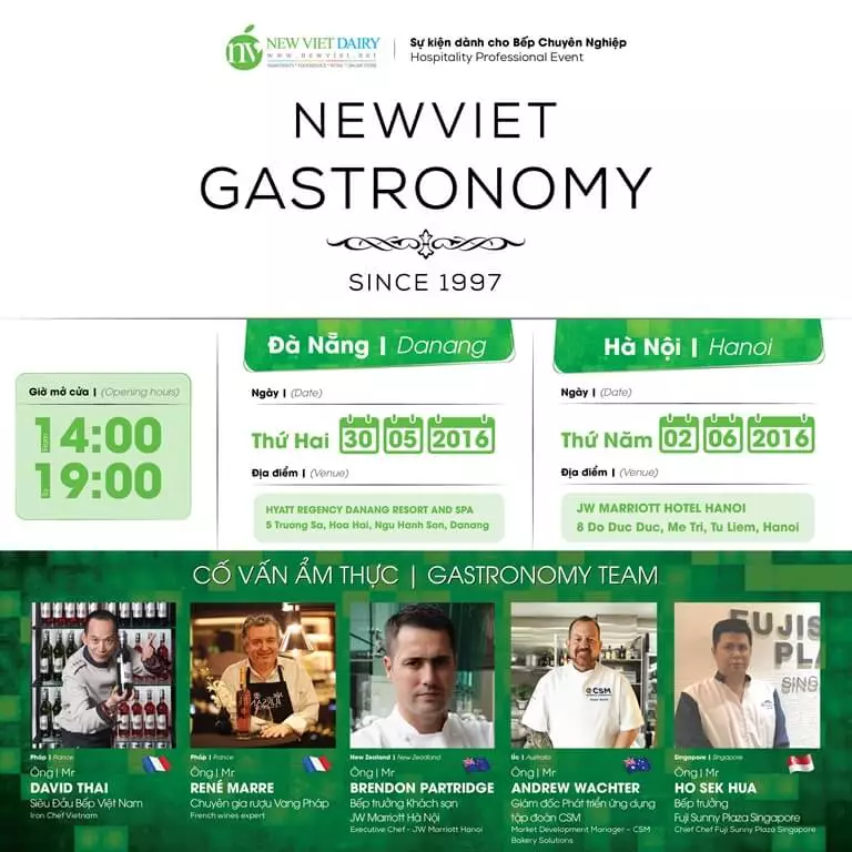 New Viet ‪‎Gastronomy‬ – Sự kiện dành cho bếp chuyên nghiệp