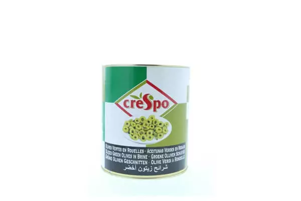 Oliu xanh cắt lát Crespo 2480ml
