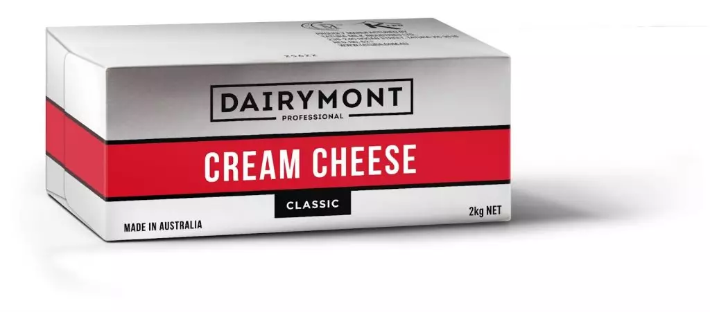 Sản phẩm phô mai kem Cream cheese của nhãn DairyMont