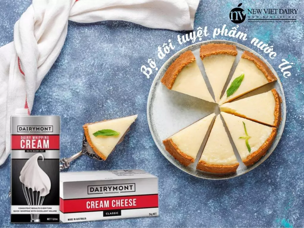 Cream cheese là gì? Khám phá sản phẩm phô mai kem tại New Viet Dairy