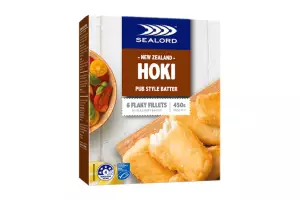 Phi lê cá Hoki tẩm bột chiên giòn kiểu bánh Sealord 450g